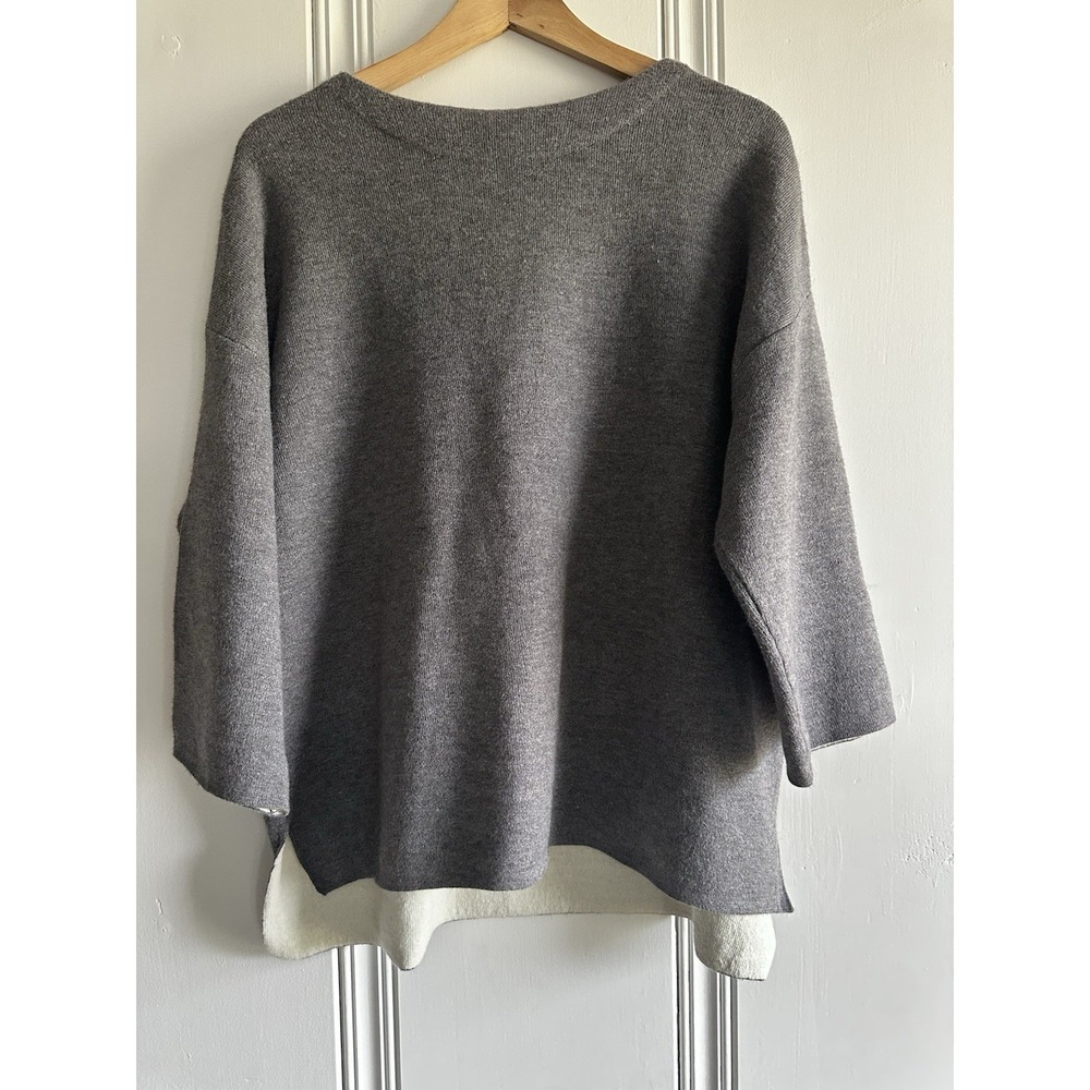 Women's Off-the-Shoulder Sweater in Heather Gray